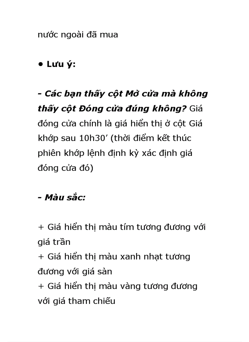 image for page Hướng dẫn cách xem bảng giá chứng khoán điện tử niêm yết trên HOSE