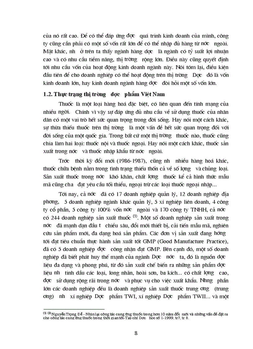 image for page Luận văn Một số giải pháp đẩy nhanh tốc độ tiêu thụ sản phẩm tại Công ty Dược Liệu Trung Ương I