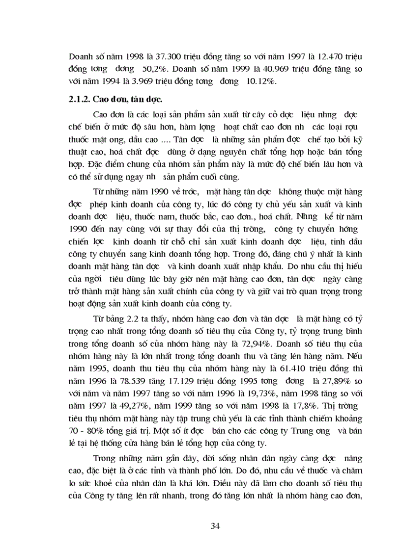 image for page Luận văn Một số giải pháp đẩy nhanh tốc độ tiêu thụ sản phẩm tại Công ty Dược Liệu Trung Ương I