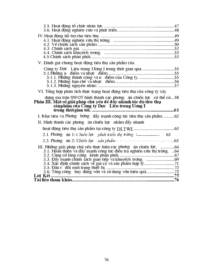 image for page Luận văn Một số giải pháp đẩy nhanh tốc độ tiêu thụ sản phẩm tại Công ty Dược Liệu Trung Ương I