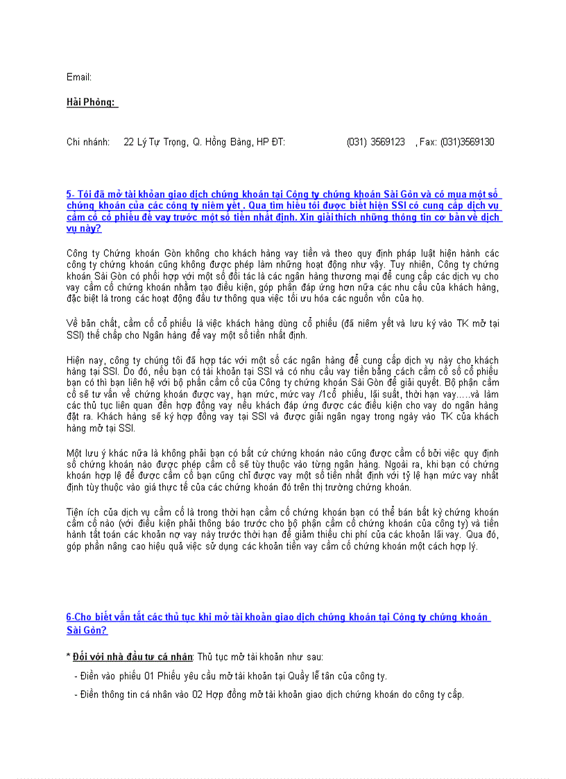 image for page Câu hỏi thường gặp về chứng khoán