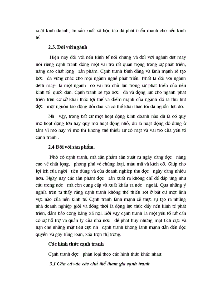 image for page Một số giải pháp nhằm nâng cao khả năng cạnh tranh của công ty may Hồ Gươm