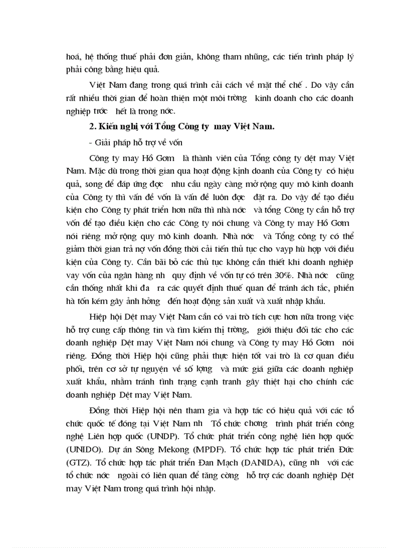 image for page Một số giải pháp nhằm nâng cao khả năng cạnh tranh của công ty may Hồ Gươm