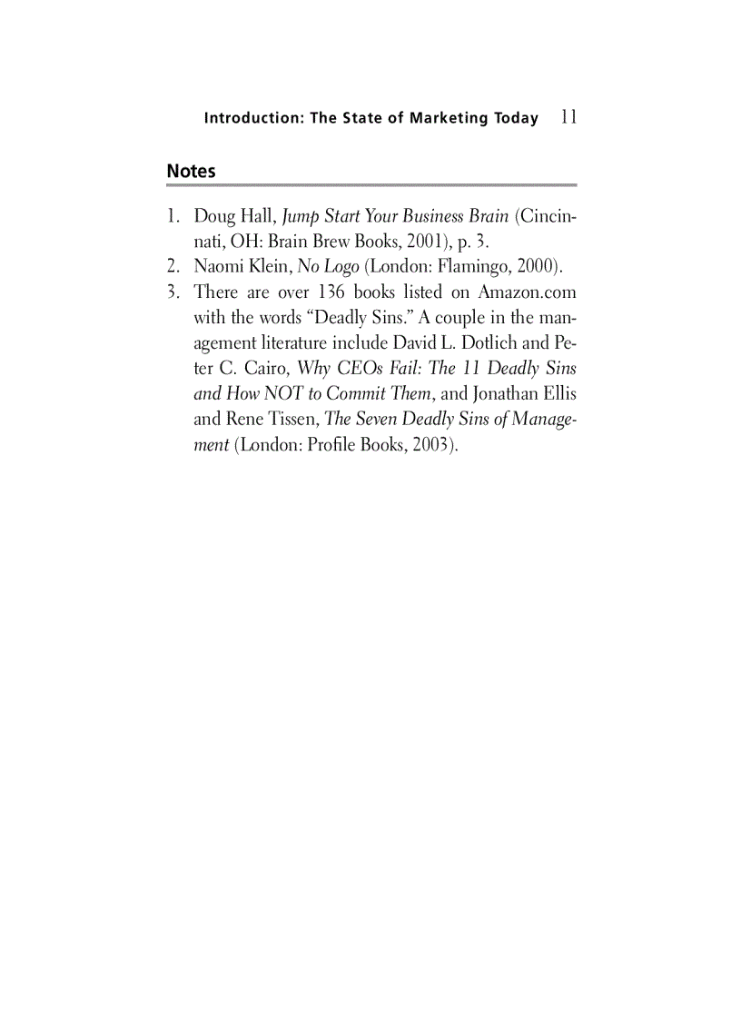 image for page Ten Deadly Marketing Sins Philip Kotler