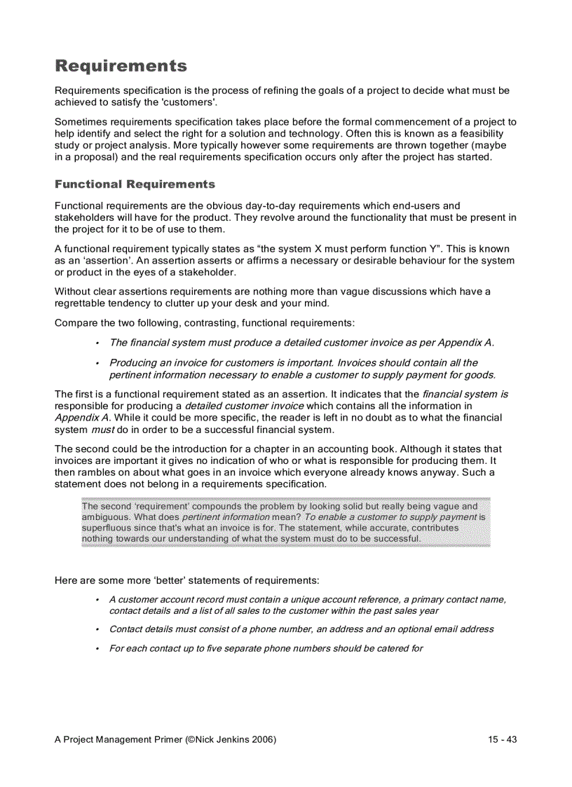 image for page A Project Management Primer