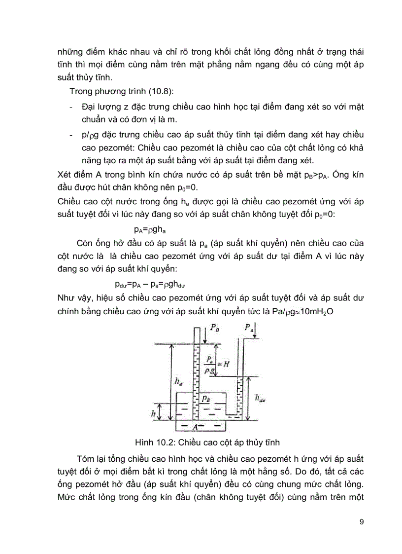 image for page Các Quá trình Thủy lực