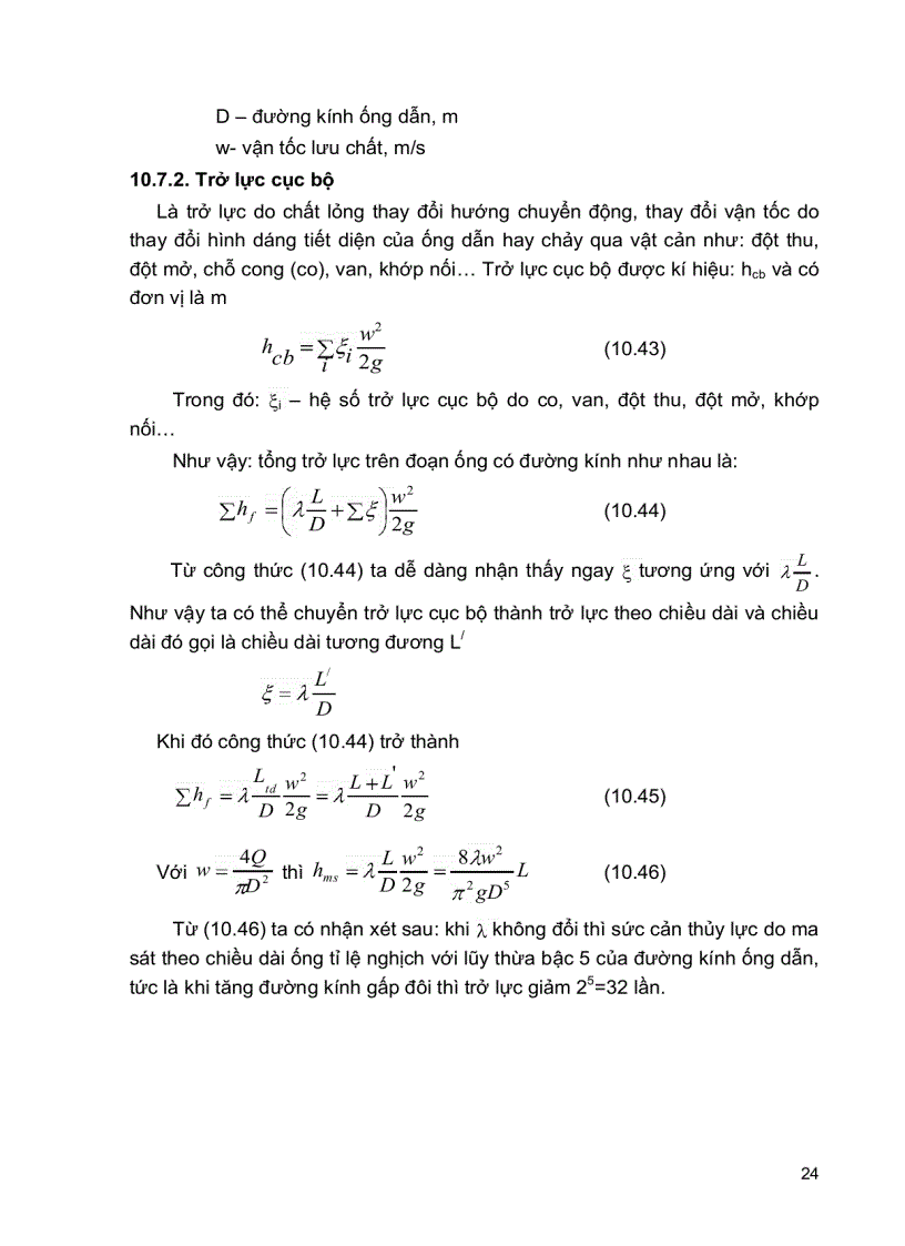 image for page Các Quá trình Thủy lực