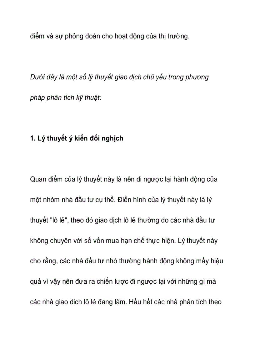 image for page Phương pháp phân tích kỹ thuật trong chứng khoán