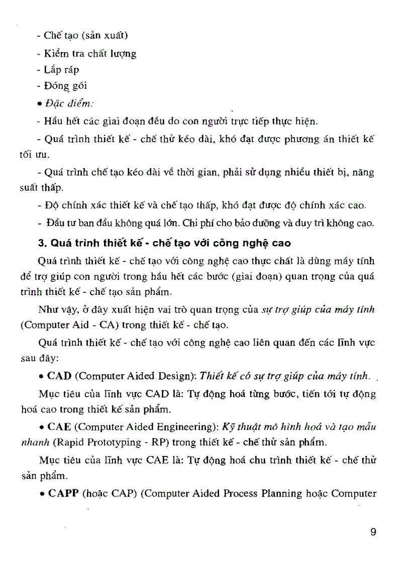 image for page Giáo trình Cơ Sở CAD CAM Trong Thiết Kế Và Chế Tạo