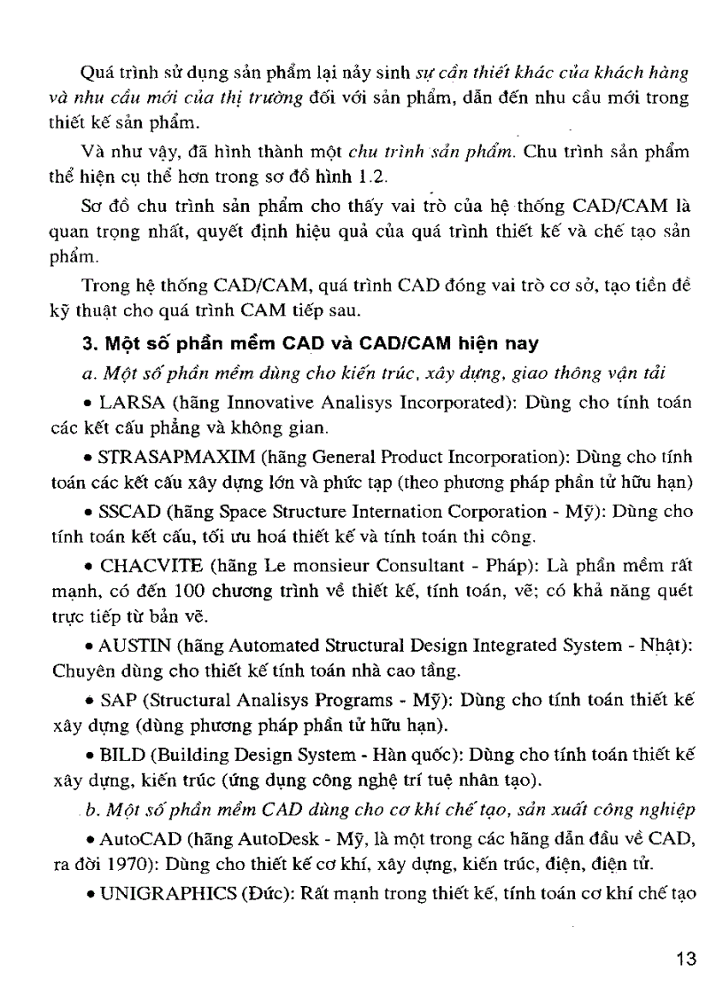 image for page Giáo trình Cơ Sở CAD CAM Trong Thiết Kế Và Chế Tạo