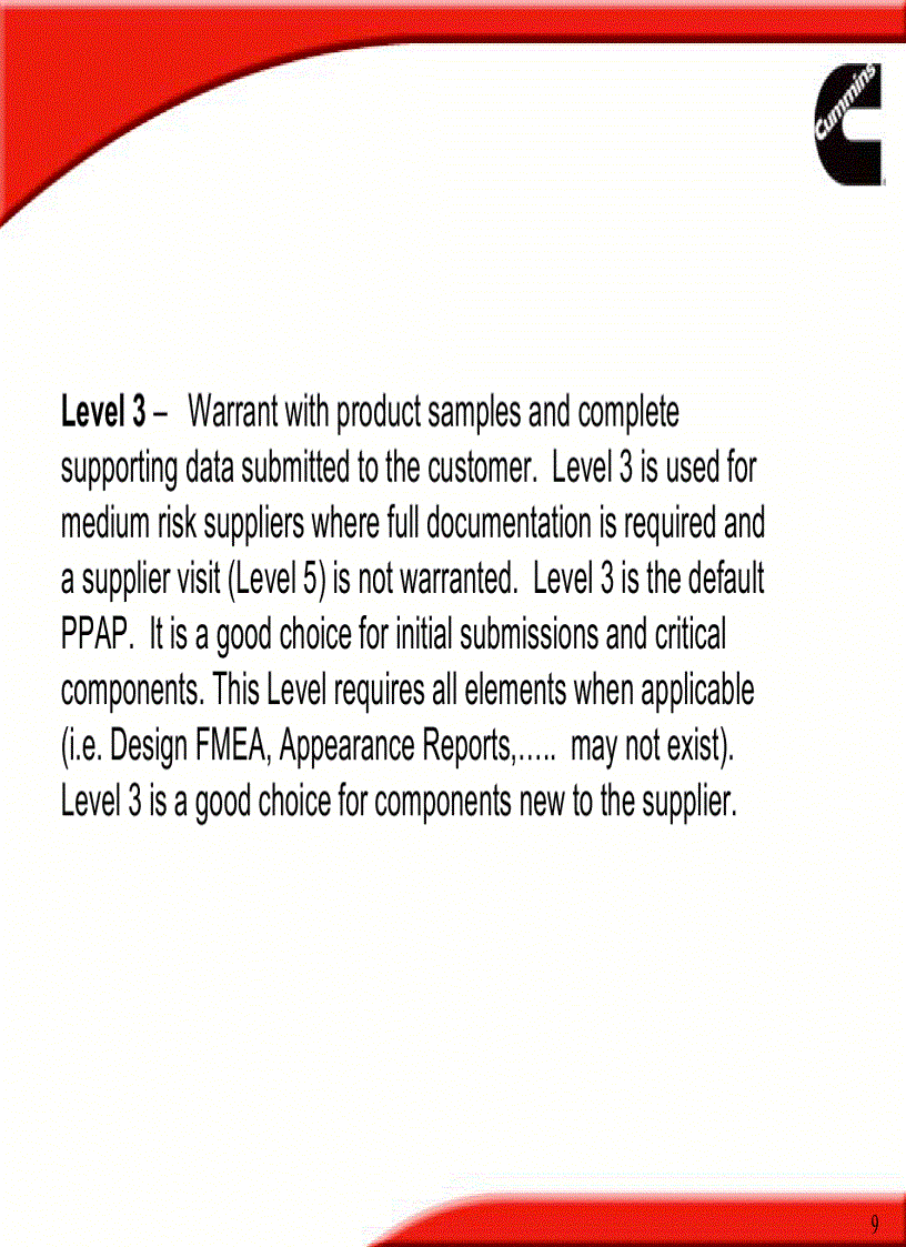 image for page PPAP and Supplier Change Request SCR Overview
