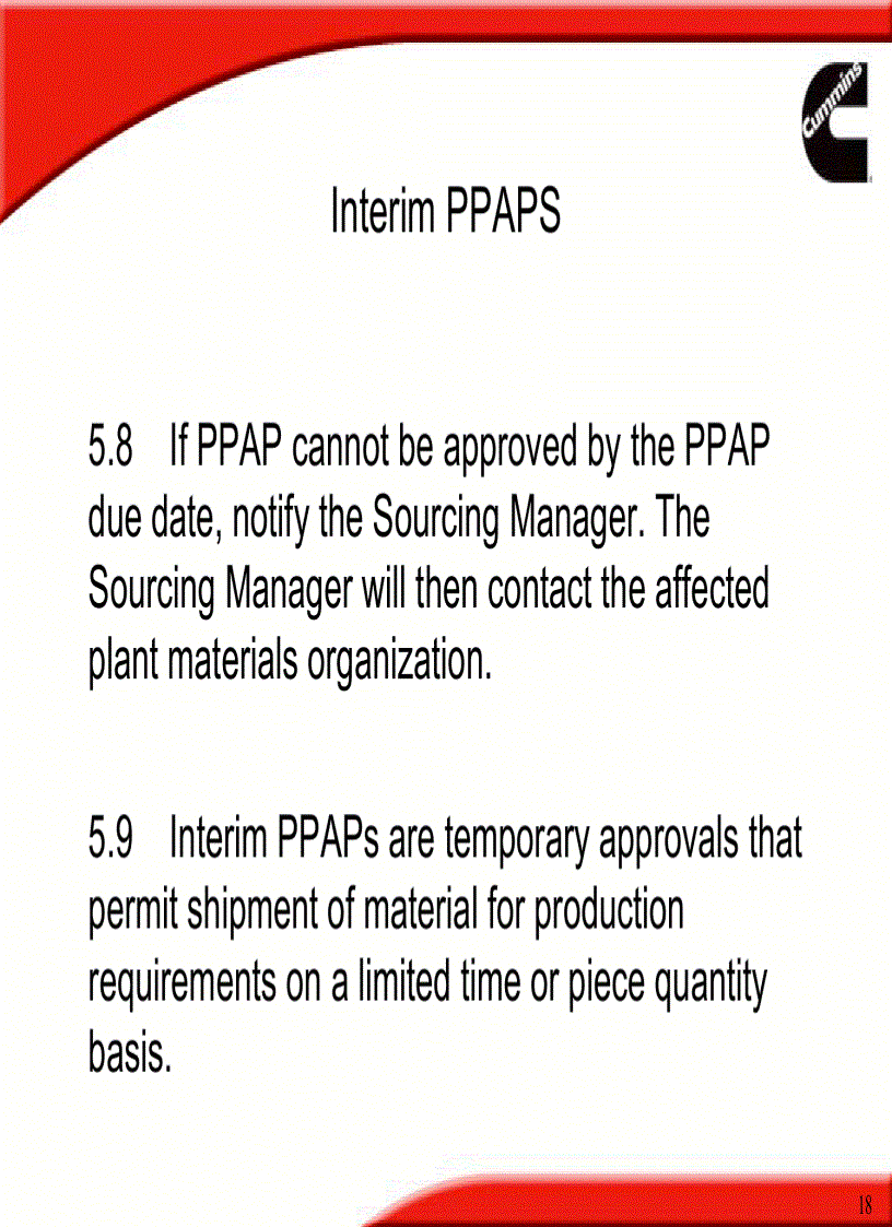 image for page PPAP and Supplier Change Request SCR Overview