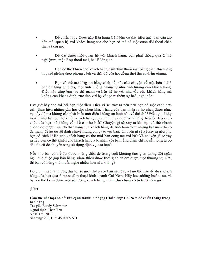 image for page Làm thế nào để loại bỏ đối thủ cạnh tranh