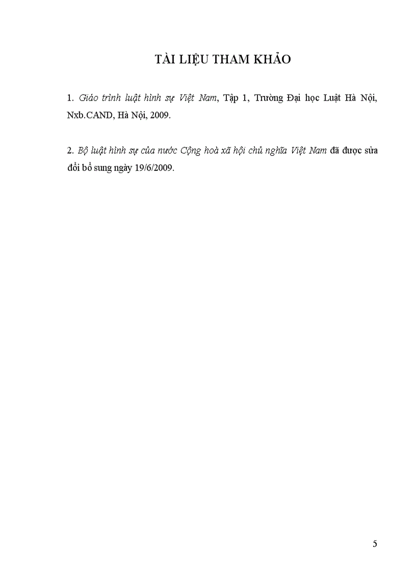 image for page Bài tập cá nhân hình sự tuần 2 Đề 3