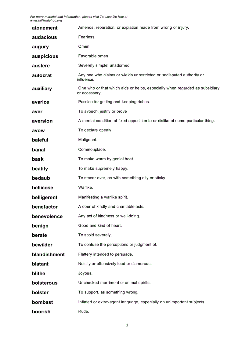 image for page Words with a high frequency