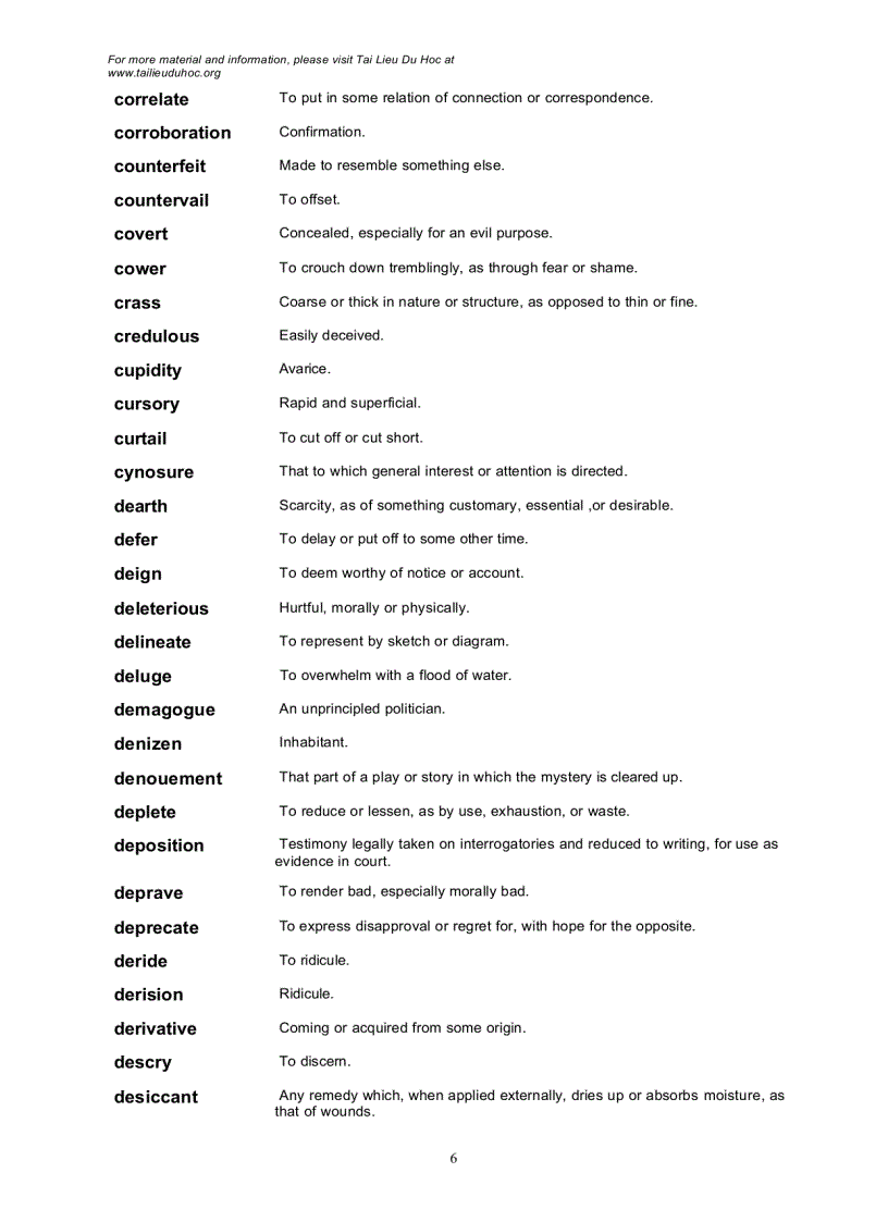 image for page Words with a high frequency