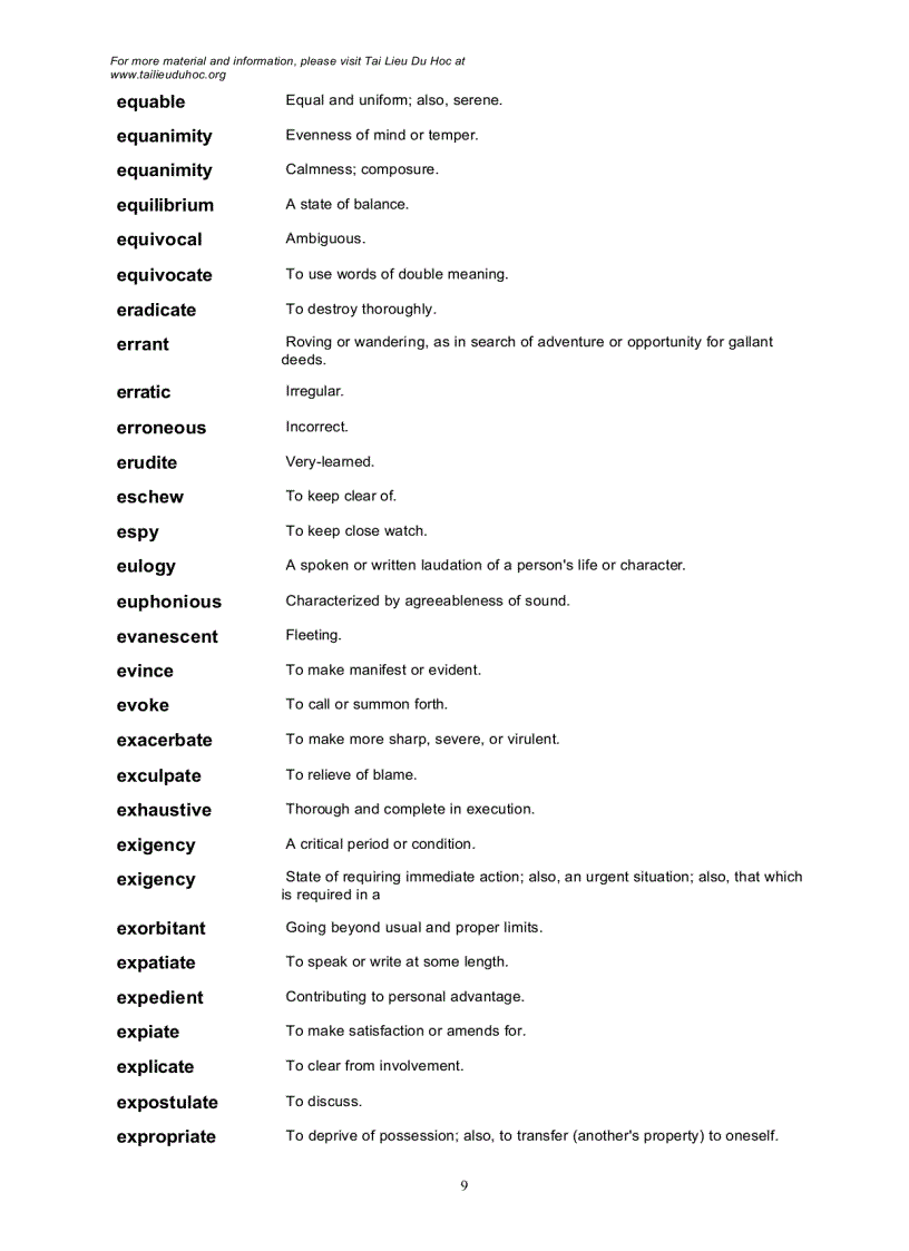 image for page Words with a high frequency