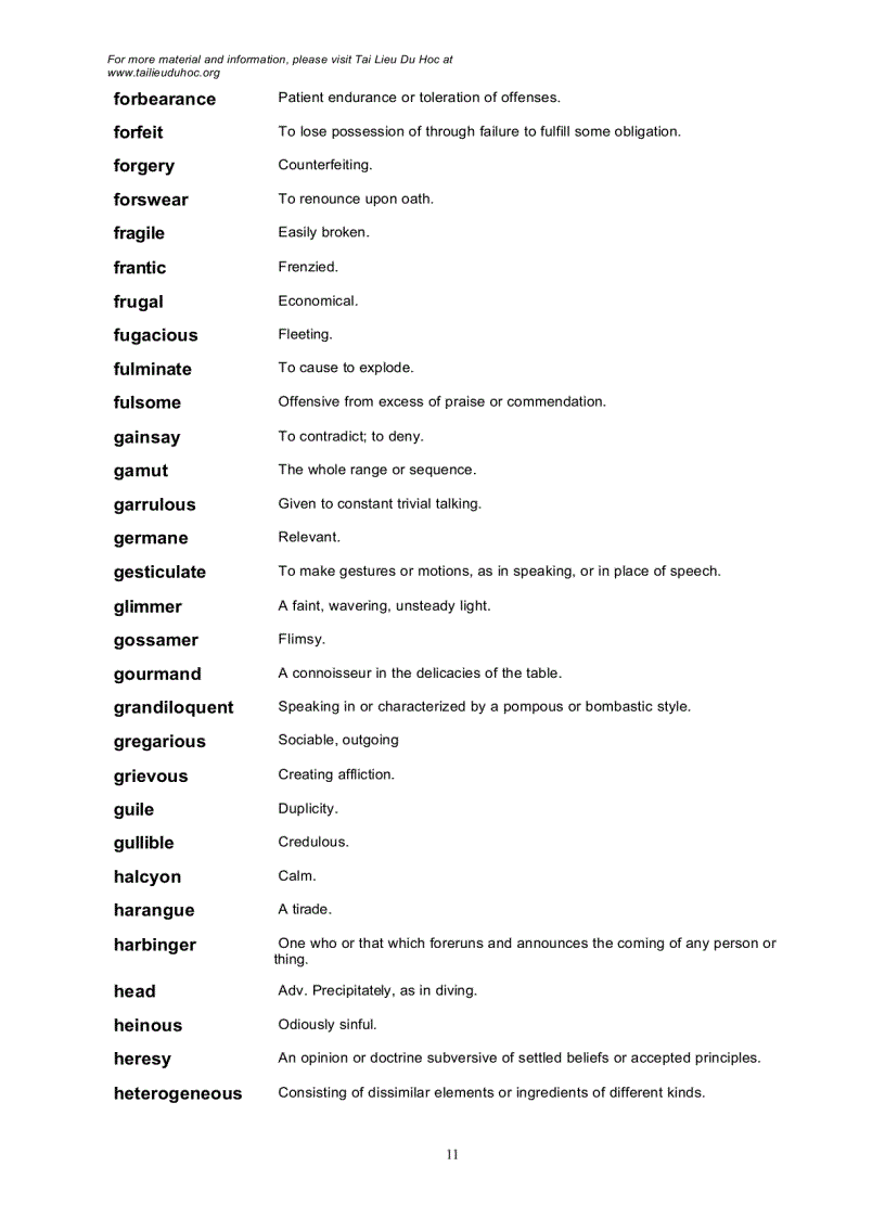 image for page Words with a high frequency