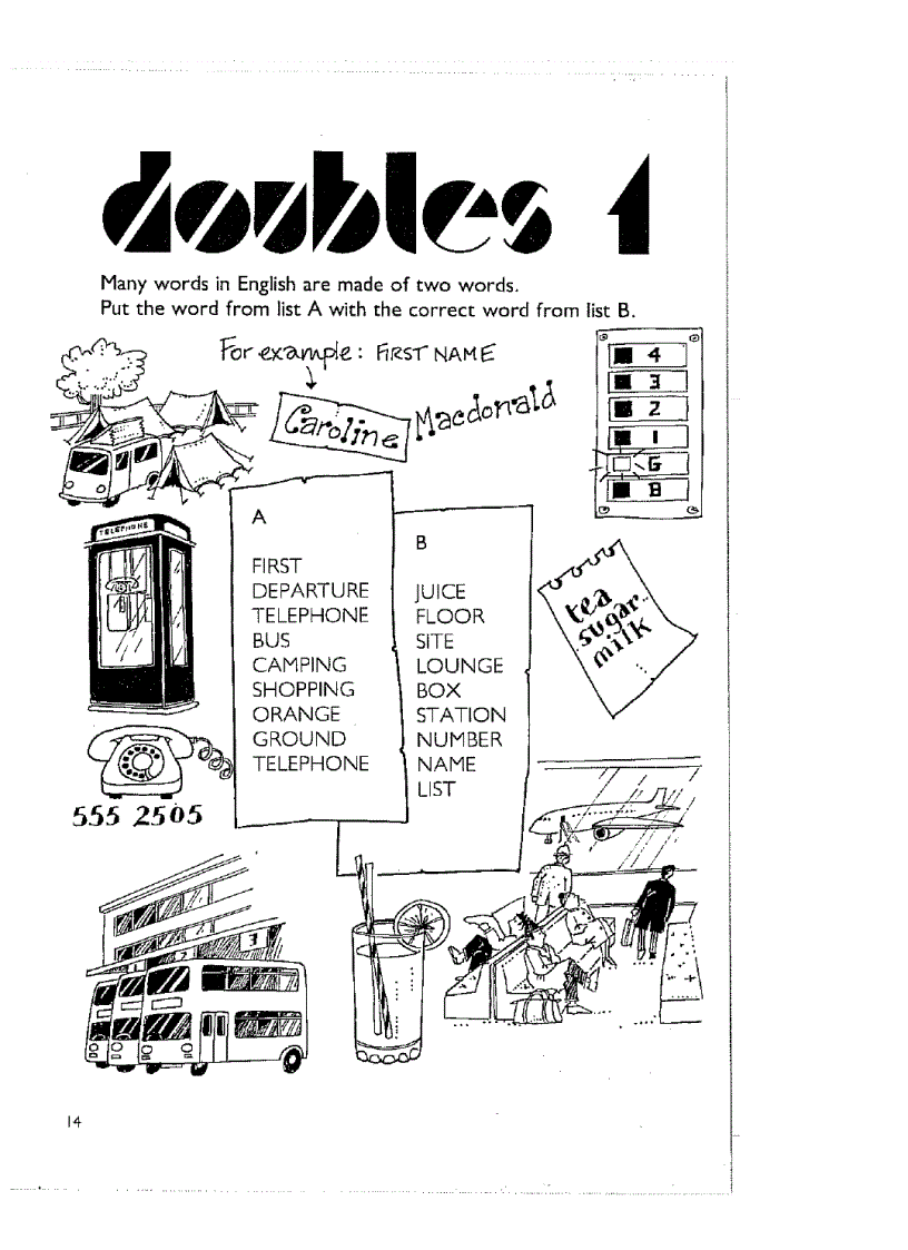 image for page Word Games With English 1