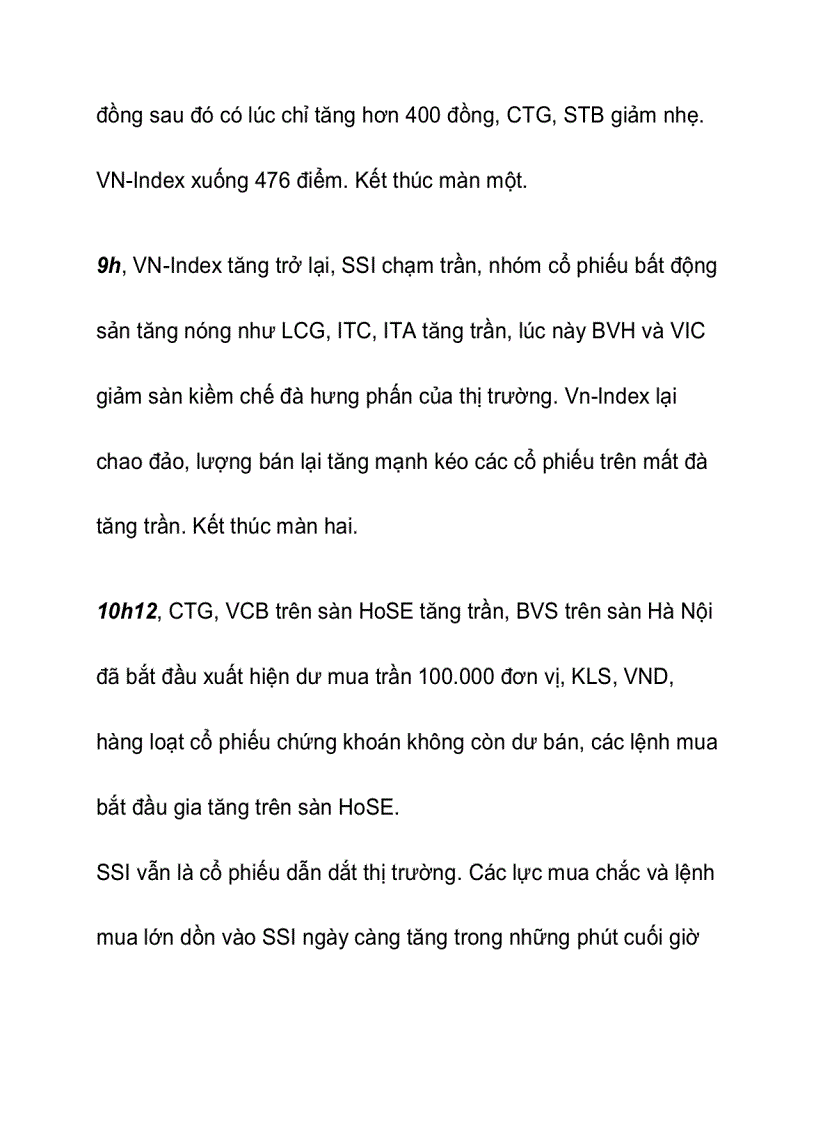 image for page Dòng tiền lớn vào cuối phiên Tăng điểm theo đúng kịch bản