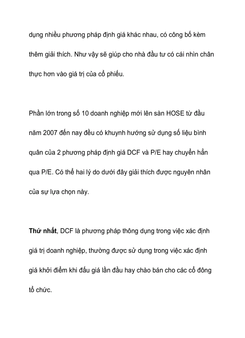 Giá niêm yết lần đầu nên định thế nào