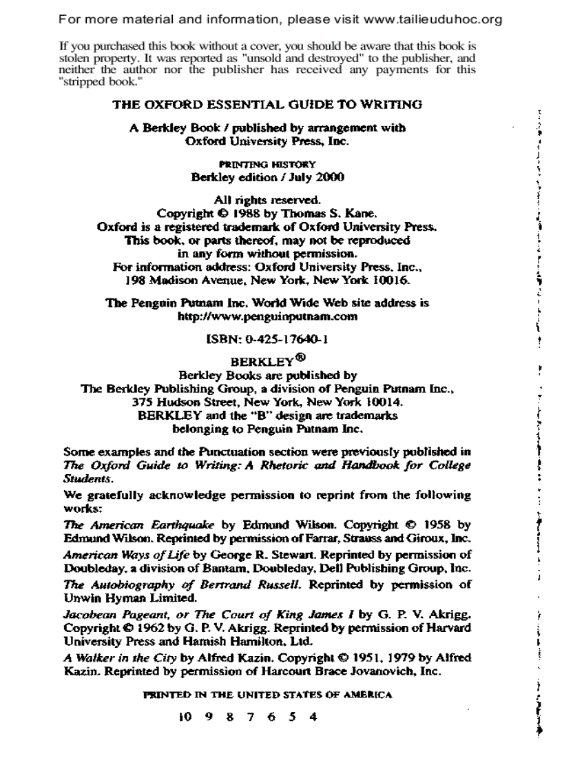 image for page Oxford essential guide to writing