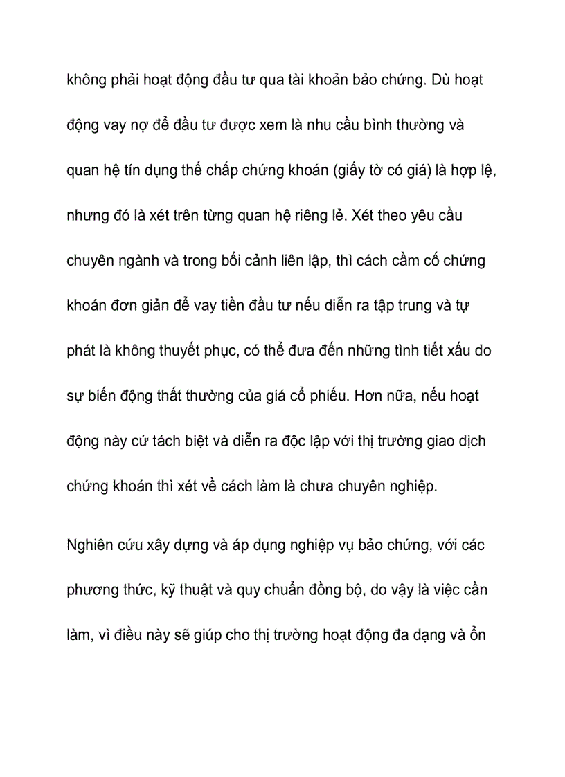 image for page Giao dịch bảo chứng Khái niệm và sự cần thiết