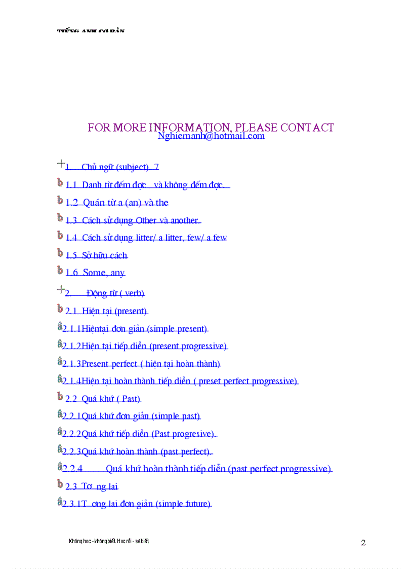 image for page For more information please contact