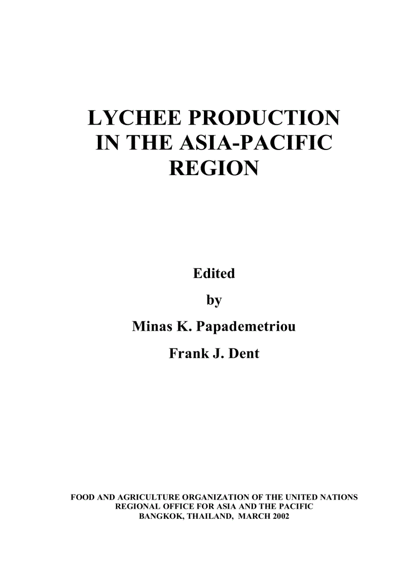 image for page Lychee production in the asia pacific region