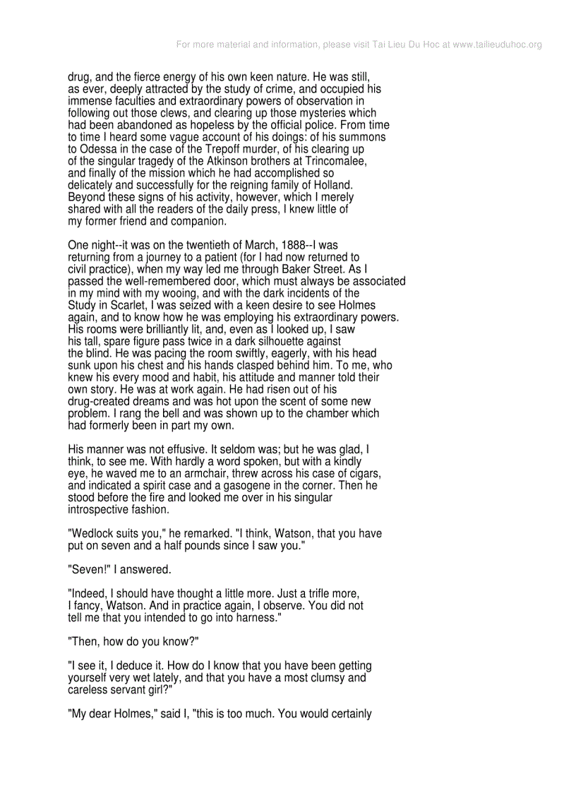 image for page Adventures of Sherlock Holmes by Doyle