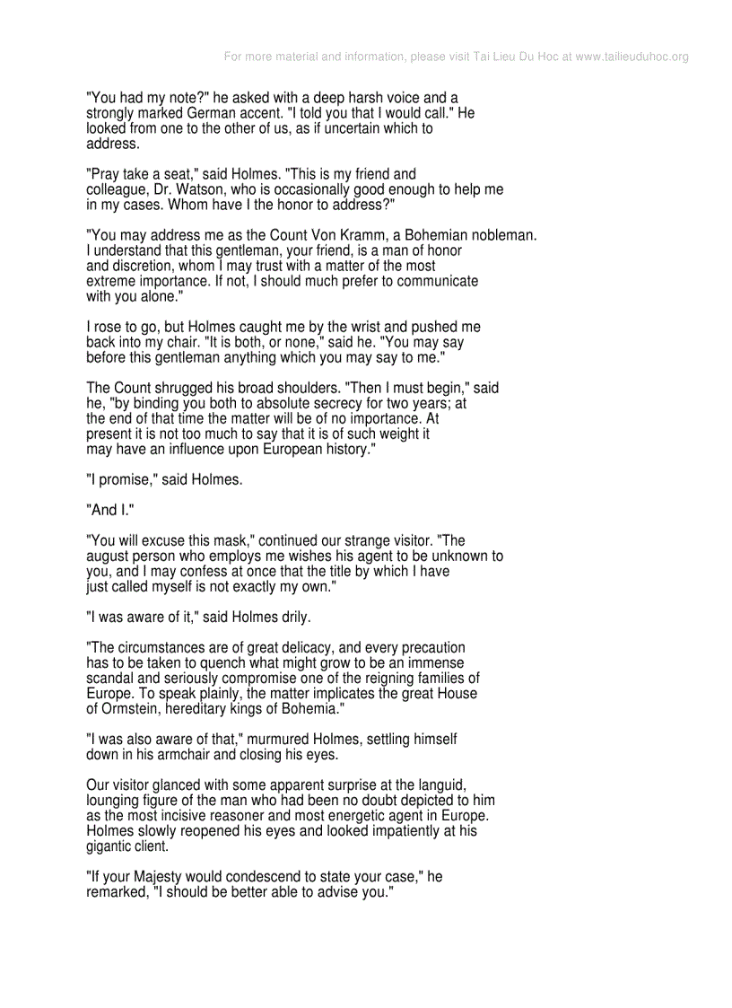 image for page Adventures of Sherlock Holmes by Doyle