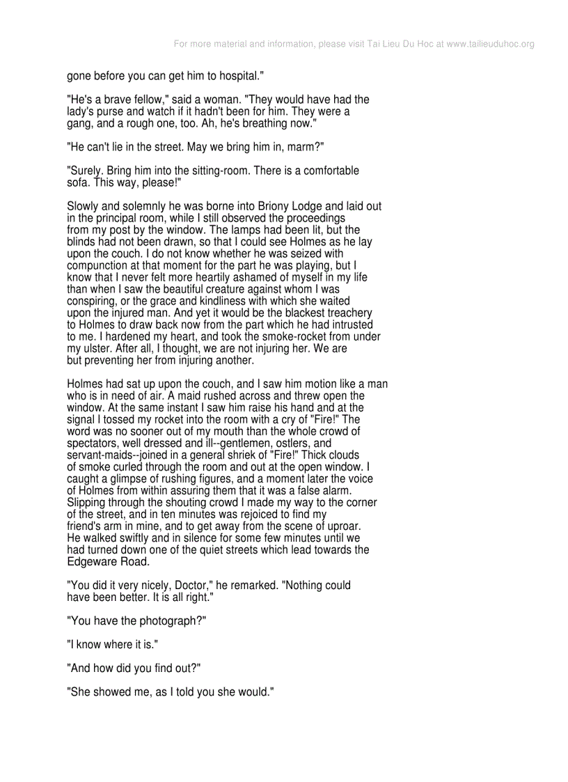 image for page Adventures of Sherlock Holmes by Doyle