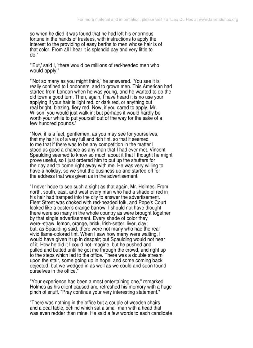 image for page Adventures of Sherlock Holmes by Doyle