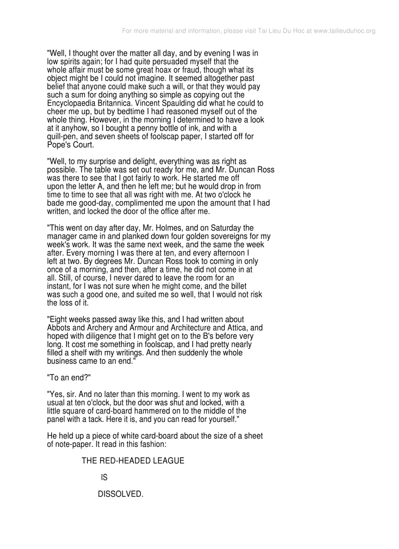 image for page Adventures of Sherlock Holmes by Doyle