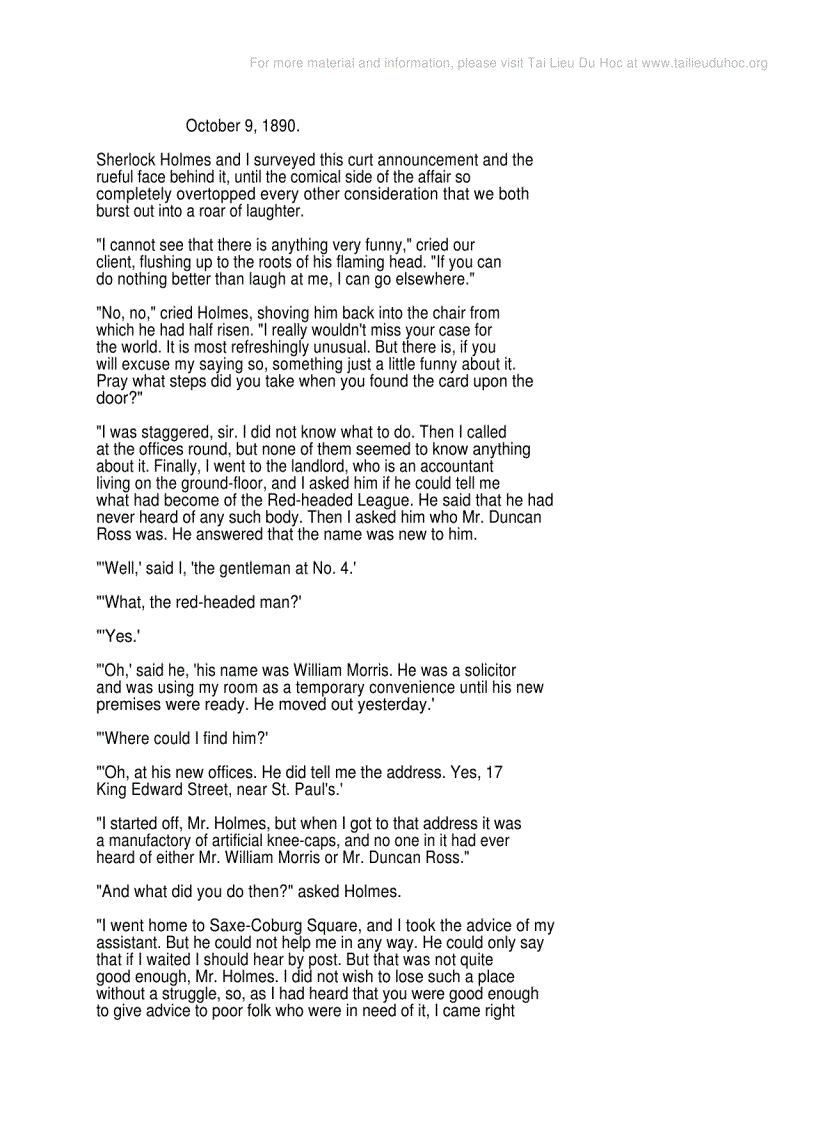 image for page Adventures of Sherlock Holmes by Doyle