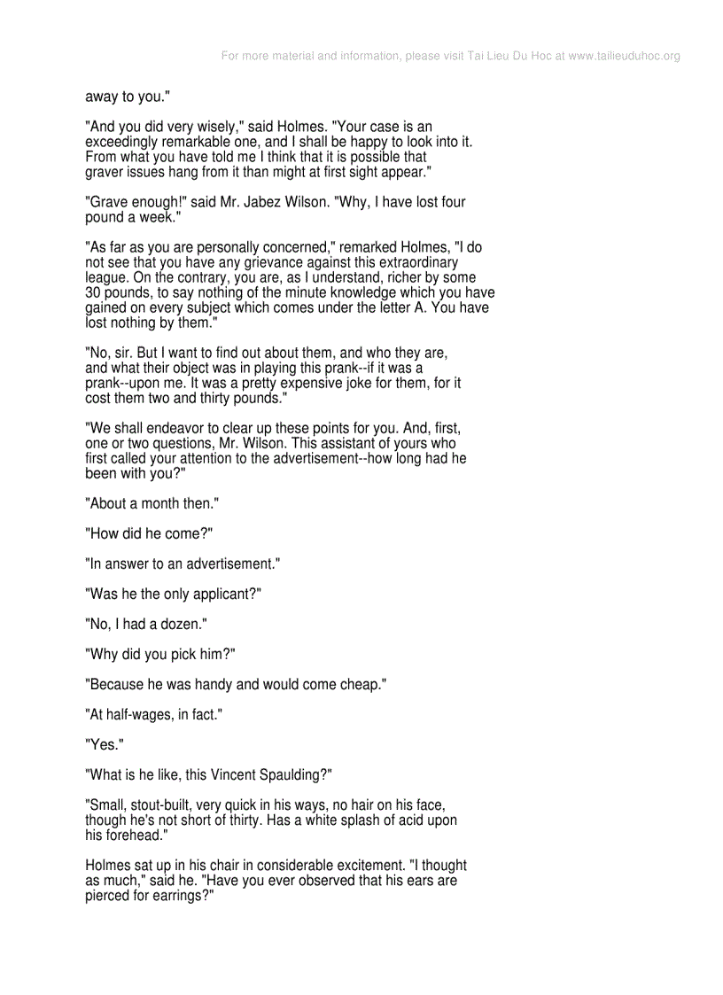 image for page Adventures of Sherlock Holmes by Doyle