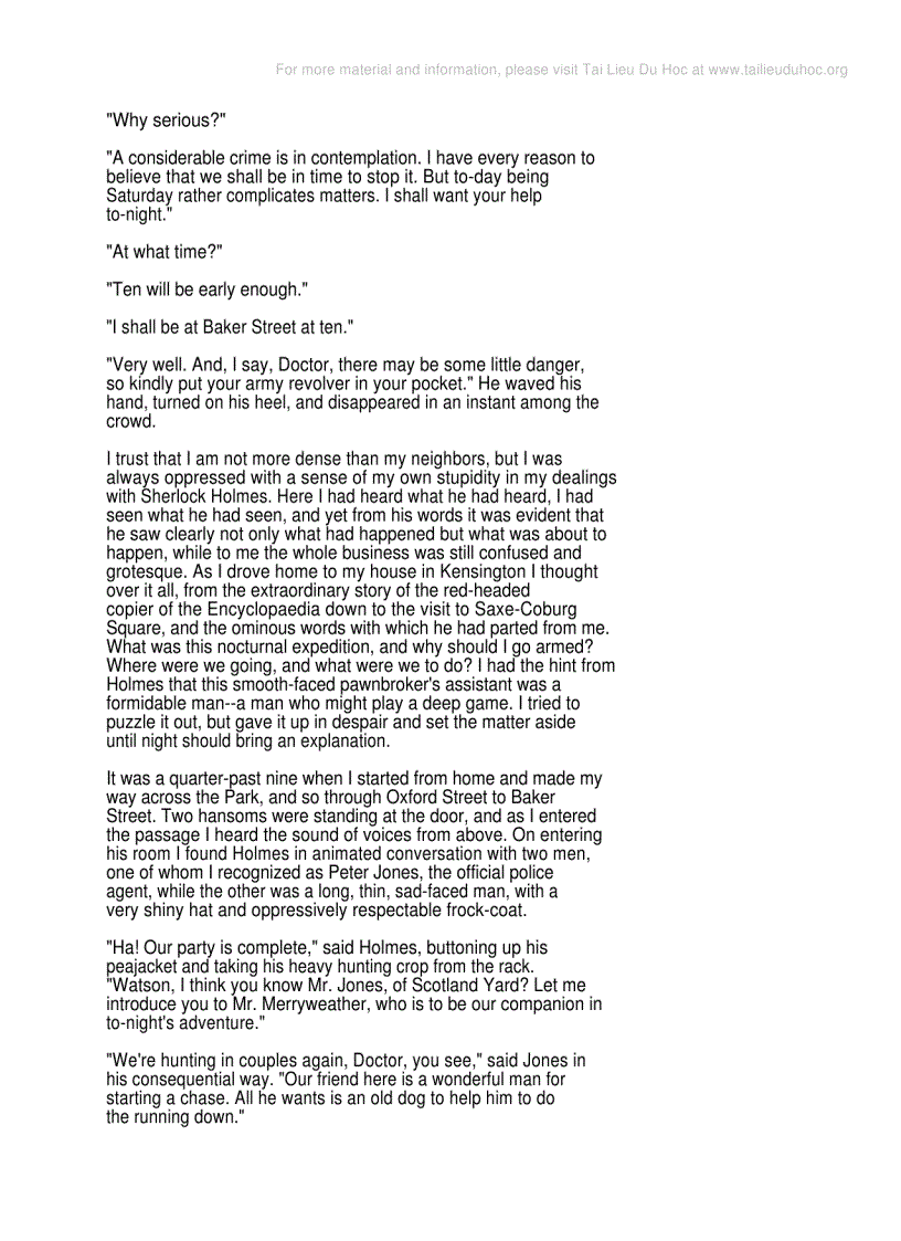 image for page Adventures of Sherlock Holmes by Doyle