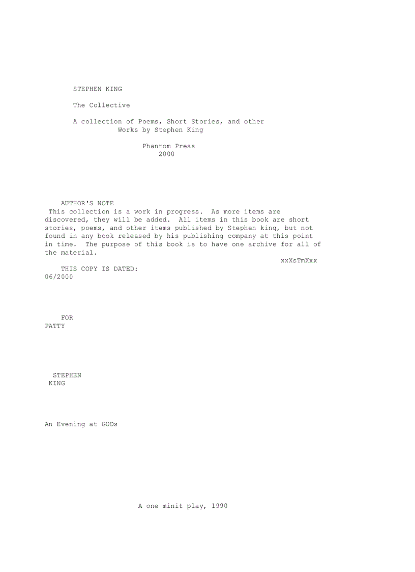 image for page Stephen King The Collective