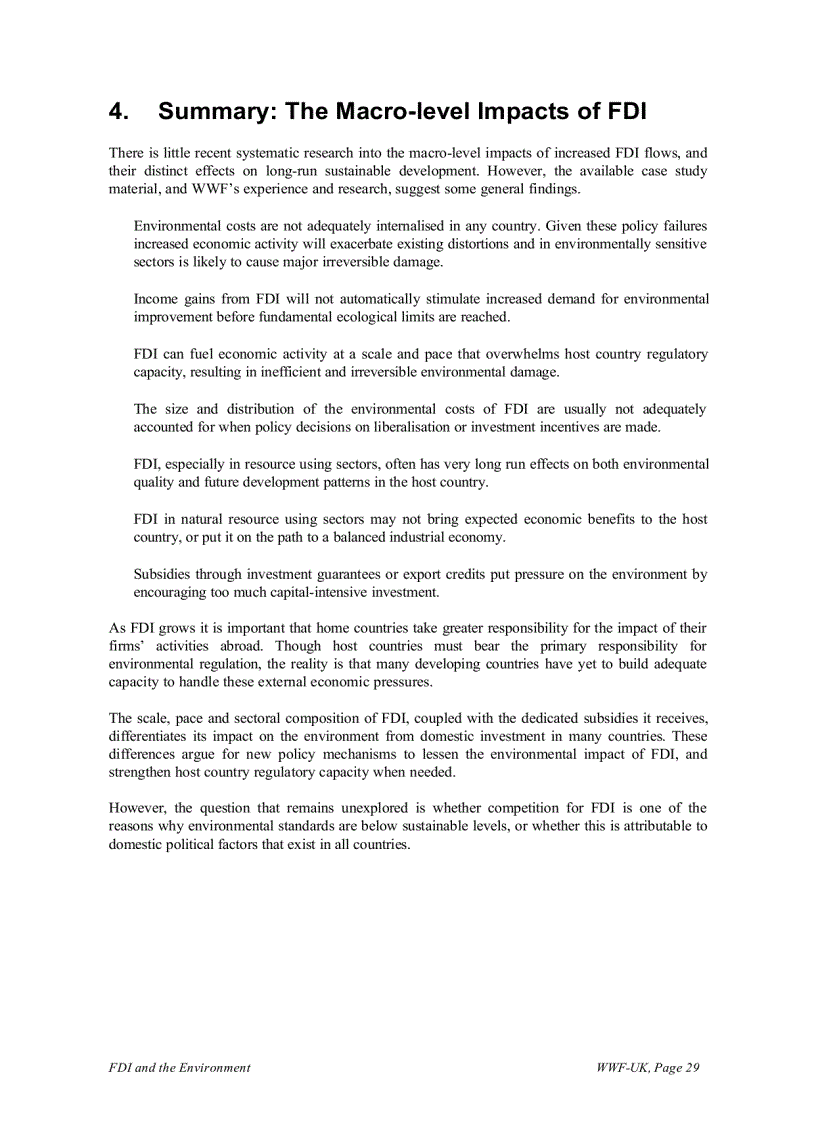 image for page Foreign Direct Investment and the environment