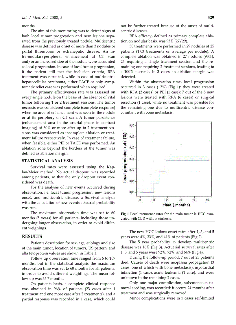 Báo cáo y học Efficacy of Radiofrequency Ablation of Hepatocellular Carcinoma Associated with Chronic Liver Disease without Cirrhosis