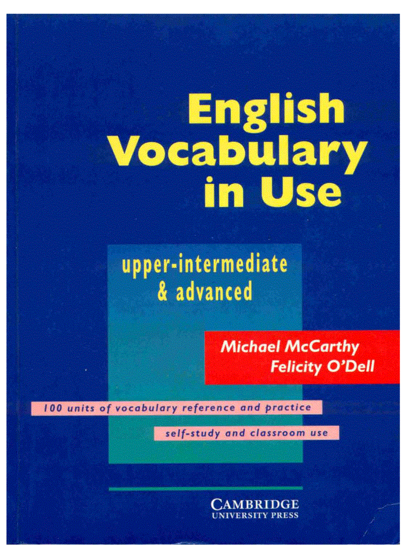 image for page Vocabulary in Use Upper Intermediate Advanced