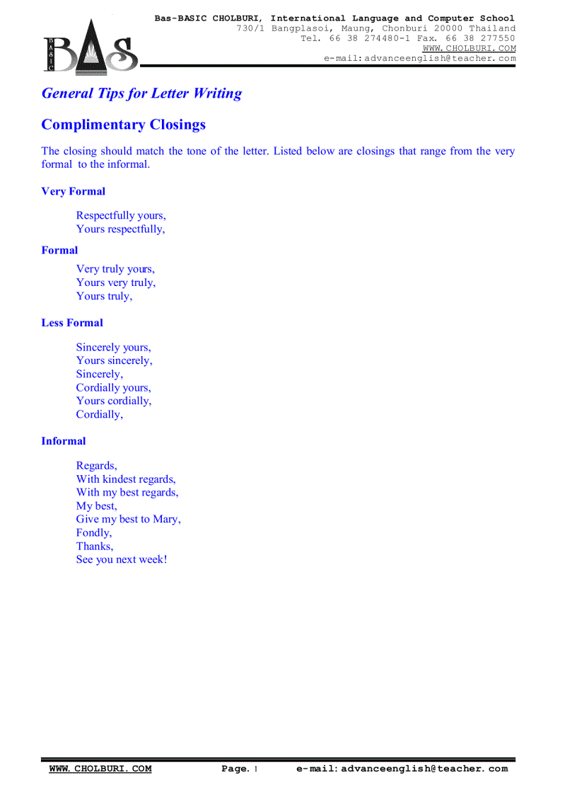 image for page Mẫu thư tín trong giao dịch