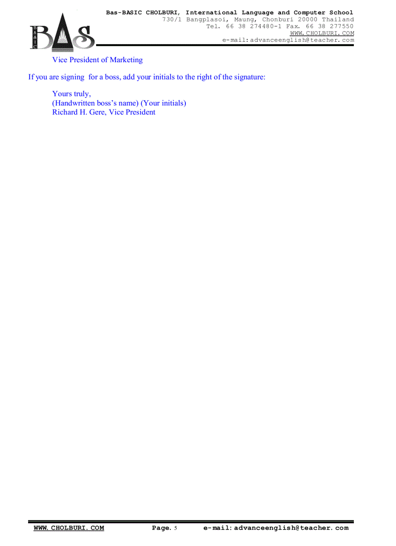 image for page Mẫu thư tín trong giao dịch