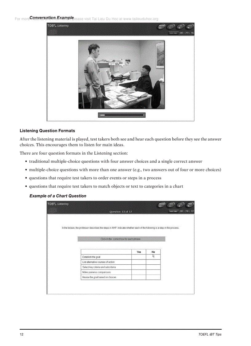 image for page TOEFL IBT Tips official from ETS