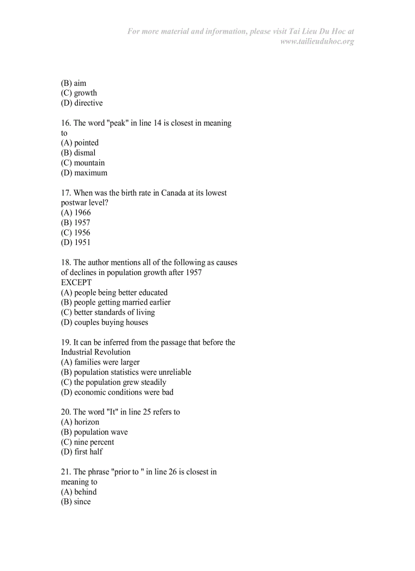 image for page Toefl Test 1