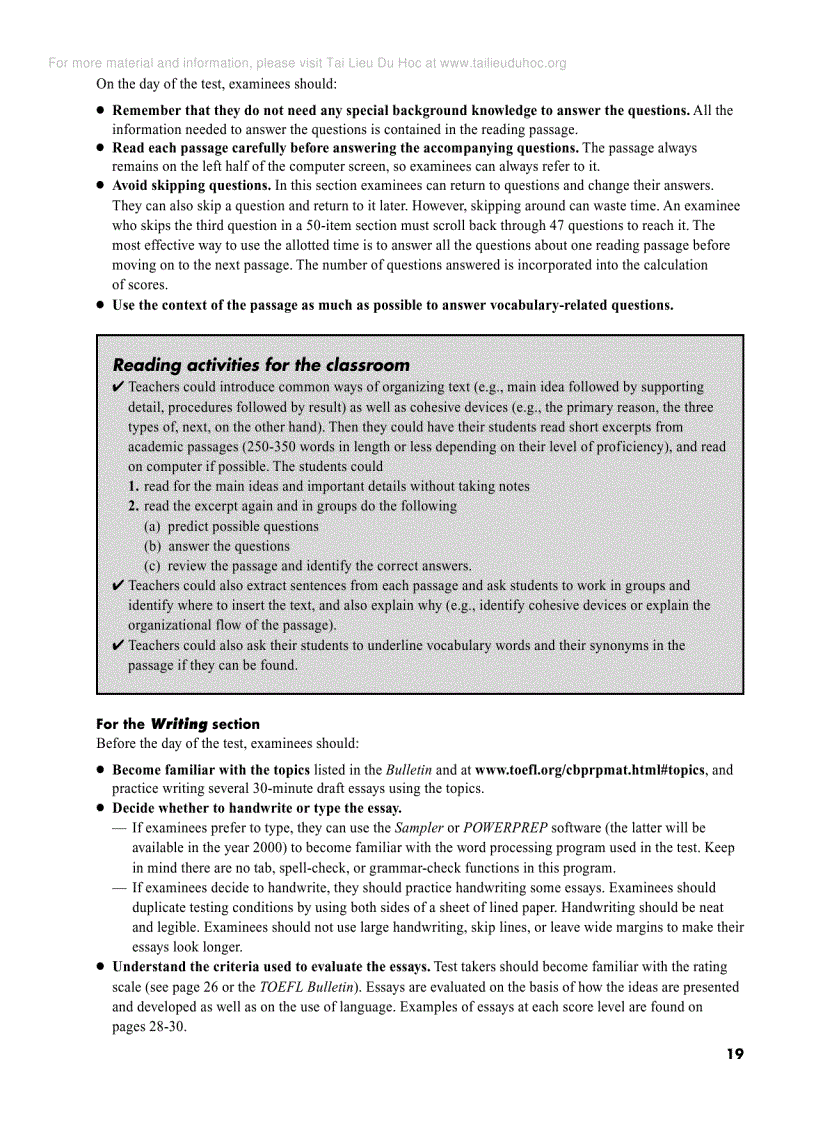 image for page Preparing Students for the Computer Based Test