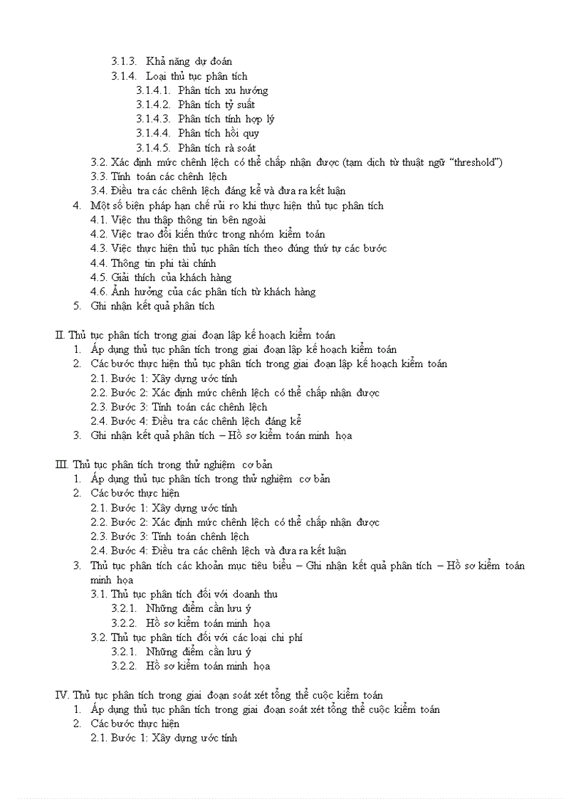 image for page Thủ tục phân tích tại Công ty kiểm toán PricewaterhouseCoopers