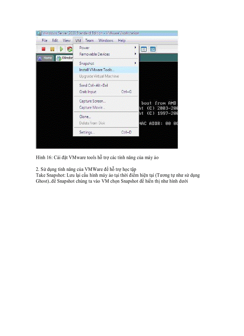 image for page Hướng dẫn sử dụng VMWare Workstation Máy ảo