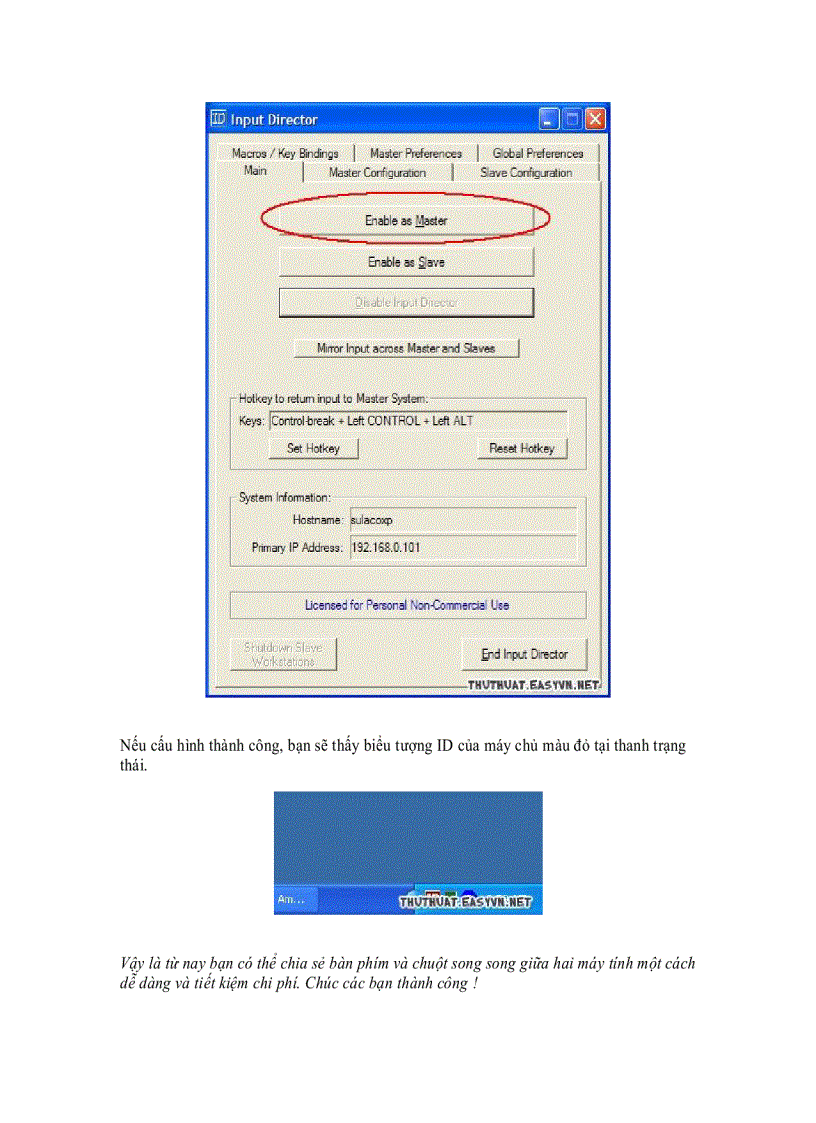 image for page Sử 1 bàn phím và chuột cho các máy tính trong mạng LAN