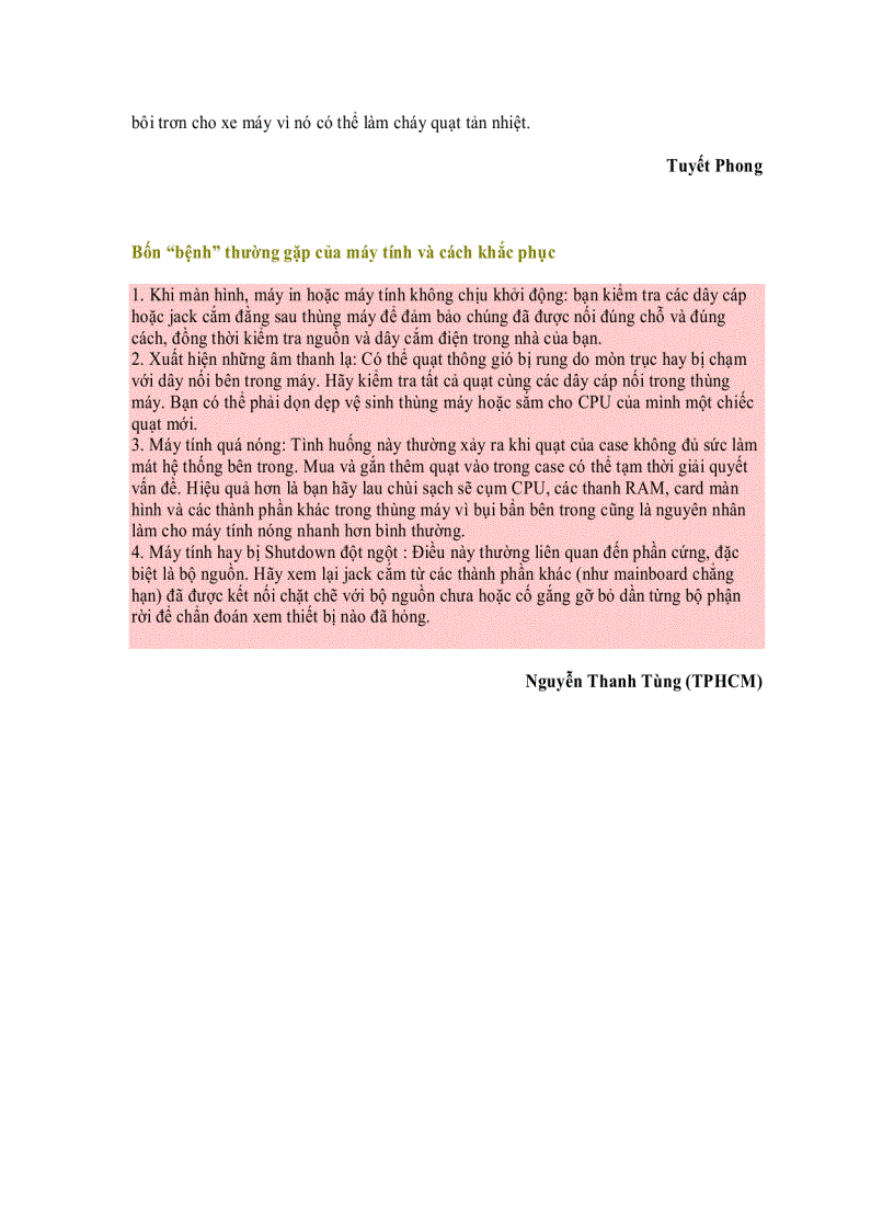 image for page Những bước cần làm để cứu chữa máy tính cũ